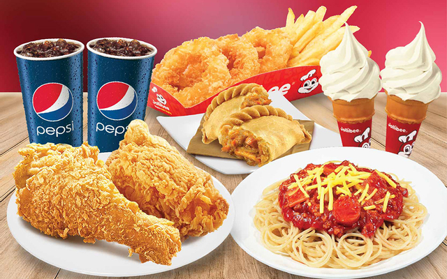 Gà rán và Mì Ý - Jollibee - Phan Văn Trị