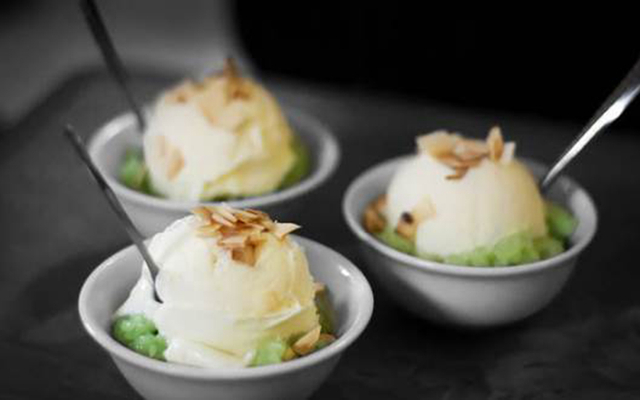 Kem flan cốm
