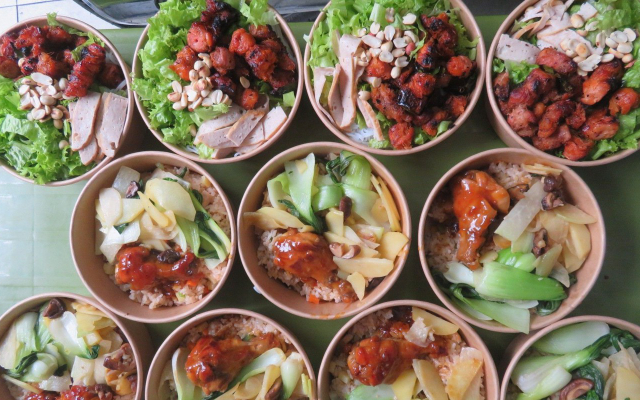 Cơm Gà Sốt Mật Ong