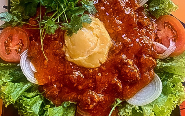 Tôm đất hấp sả