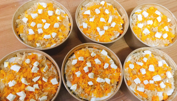 Cơm cháy đáy nồi siêu ruốc SG 1kg