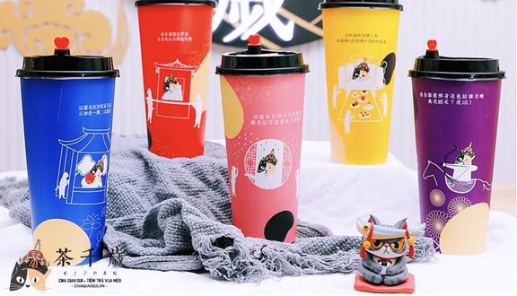 Trà Sữa Ô Long Trân Châu (L) + Trà Ô Long Kem Sữa (M)