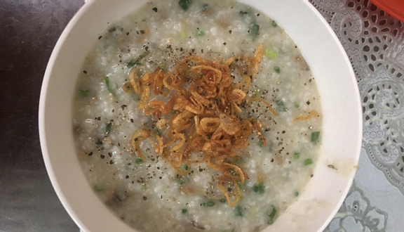 Cháo Nhật Tim heo