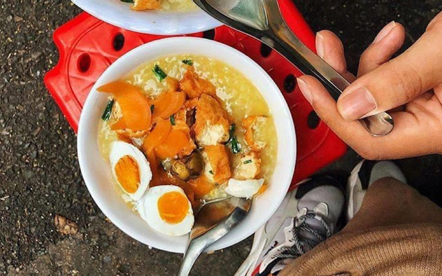 Cháo đỗ xanh đường( cháo nguội)
