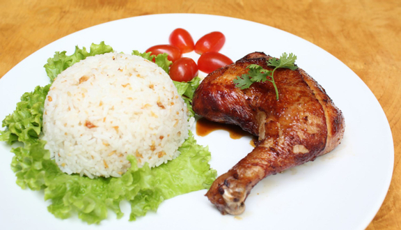 Cơm Gà Xào Xả Ớt