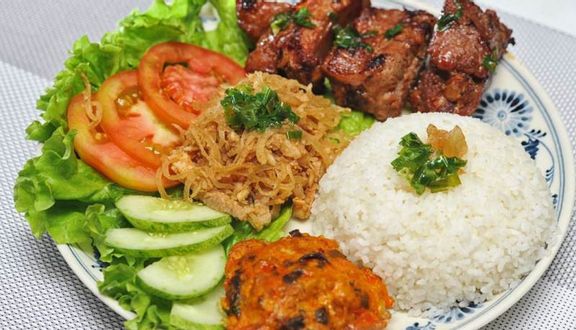 Cơm Tấm Sườn Nướng Bì Nạp Sườn