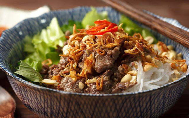 Bún Trộn Truyền Thống + Pepsi chai