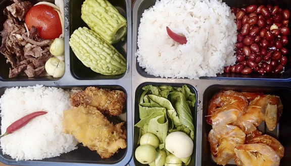 Combo 2 Cơm thịt kho dừa - lạc rang