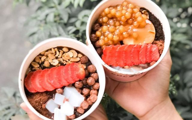 Flan trân châu đường đen