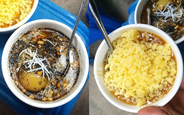 Chè đỗ đen nóng trân châu, cốt dừa