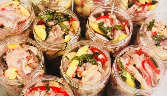 Bánh tráng tỏi hành phi