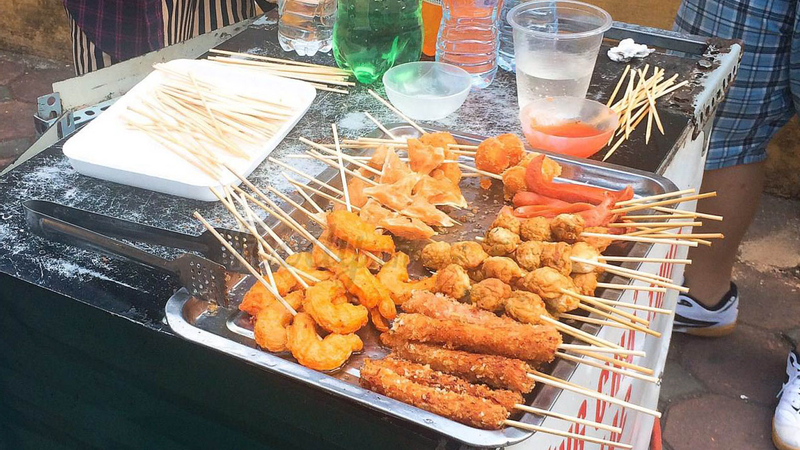 Ăn Vặt Trường THCS Thái Thịnh