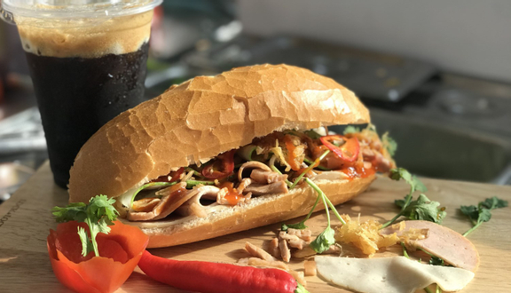 Burger tôm thịt