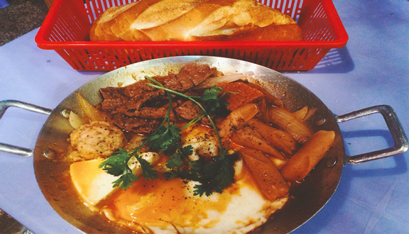 Bò trứng pate xíu mại