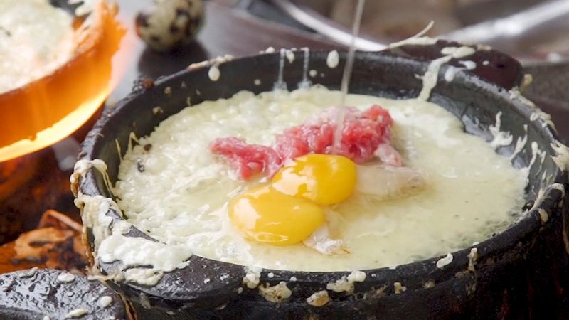 Bánh xèo trứng