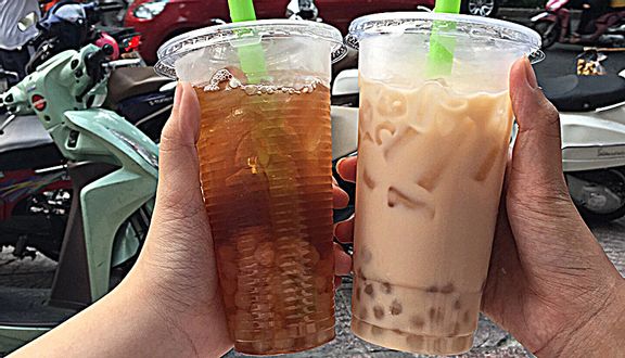 Trà sữa đào trân châu