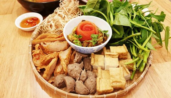 Cơm rau luộc kho quẹt