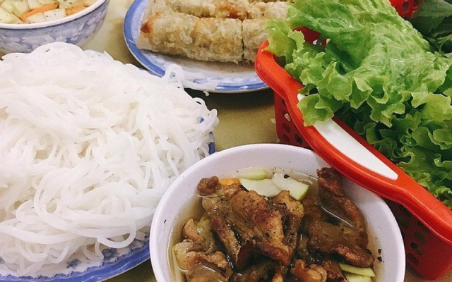 Bún thêm( bún chả, bún nem)