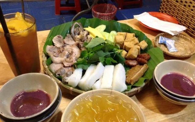 Bún đậu + chả cốm