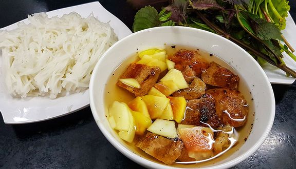 Bún đậu mắm tôm + thịt + chả cốm