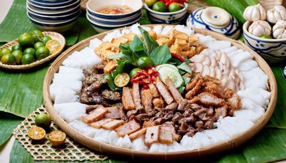 Bún đậu tóp mỡ