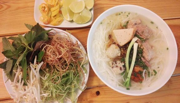 Bún mọc sườn chả
