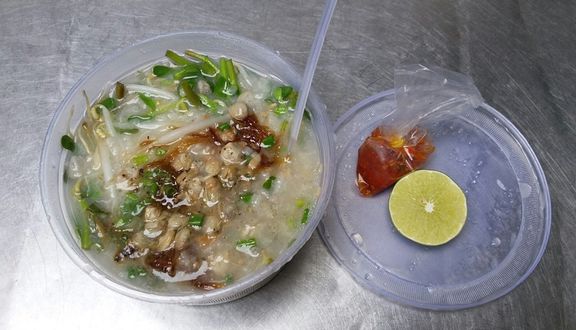 Cháo Hến trứng gà ta