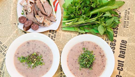 Cháo bò nấm thập cẩm