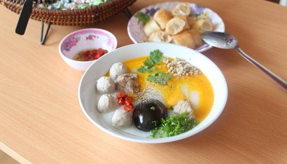 Cháo trứng gà đánh