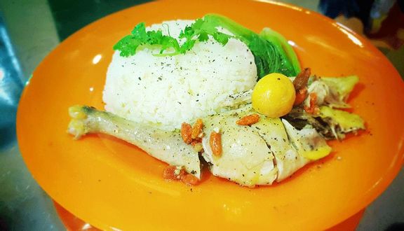 Cơm gà sốt mật ong cay Hàn Quốc + Canh
