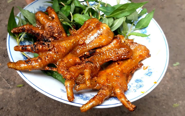 chân gà hấp hành