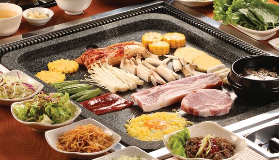 Bò xào - trứng lòng đào Hàn Quốc (Cơm trắng)