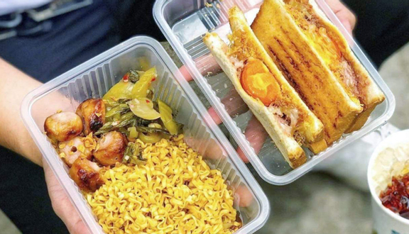 Sandwich Đặc Biệt Gà Gây Mê+ Oolong chanh dây