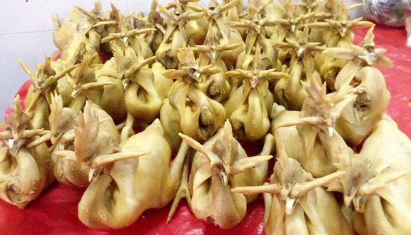 Gà cúng nguyên con (có gỏi + lòng + cháo lớn)