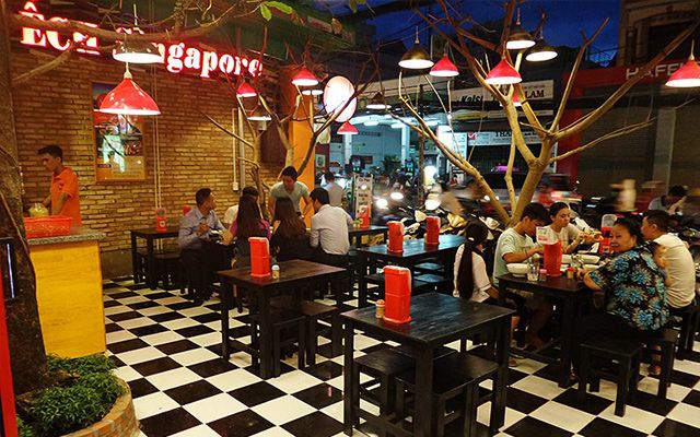 Cháo hương tỏi ếch sa tế (1 con)