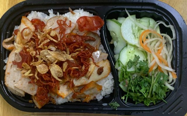 Xôi Thịt Chả Lạp xườn