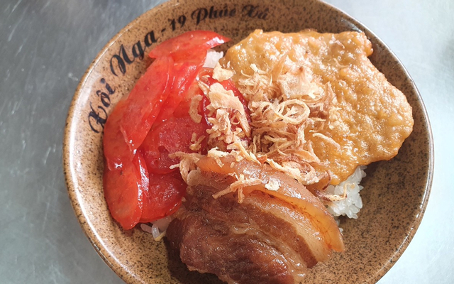 Xôi Chả cốm+Lạp xưởng