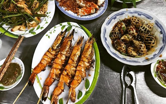 Ốc hương rang muối