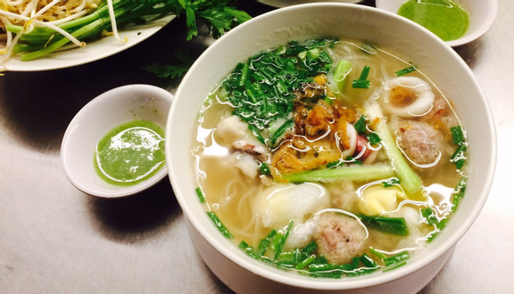 Mì tươi  hải sản khô