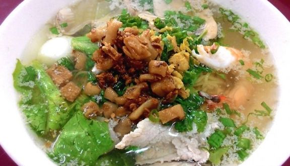 COMBO HỦ TIẾU THẬP CẨM TÓP MỠ + SỮA MÈ ĐEN