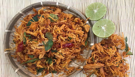 Cơm cháy mắm nhĩ hành (5 Bich 15 Mieng)