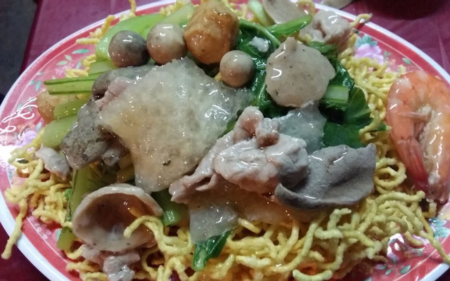 Cơm tôm lăn bột
