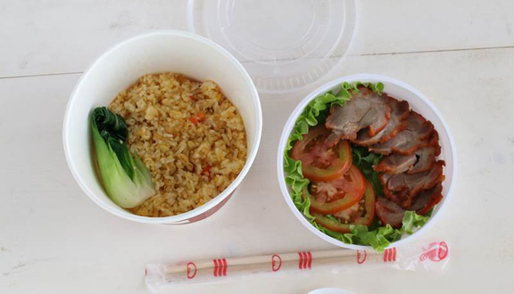 Cơm chiên ba rọi kim chi