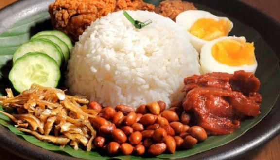 Cơm dừa Nasi Lemak + 1 Sambal Sauce - (Thêm 1 Hũ sambal)