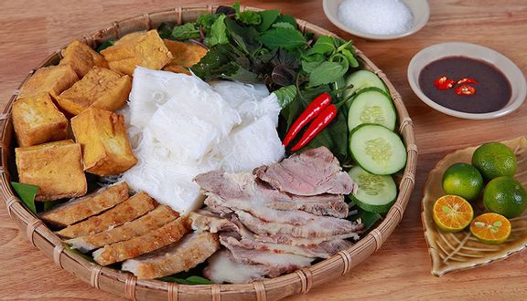 Bún đậu chả cốm