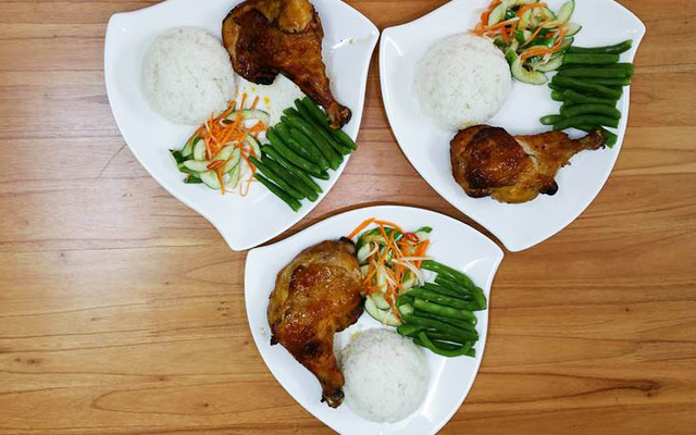 Cơm đùi gà nướng
