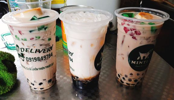 Trà sữa trân châu flan