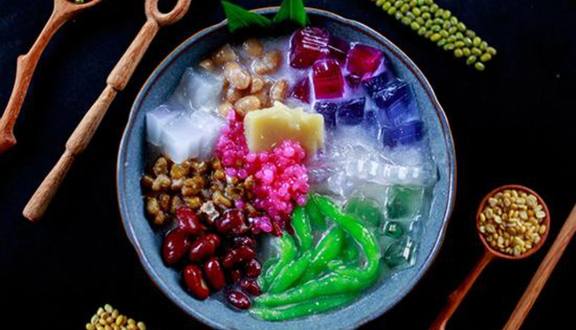 Chè pudding ngọc