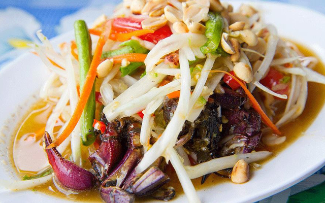 Gỏi đu đủ ba khía