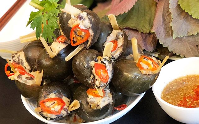 Ốc Bươu Nhồi Thịt - 9 Ốc
